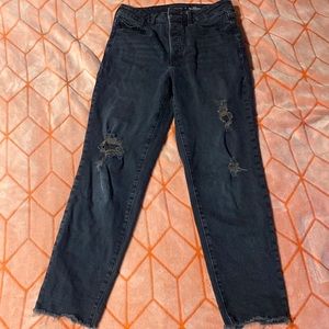 Old navy straight leg distressed jeans